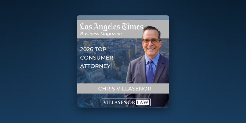 Christopher Villasenor Named a 2026 Consumer Attorney Visionary by LA Times Studios